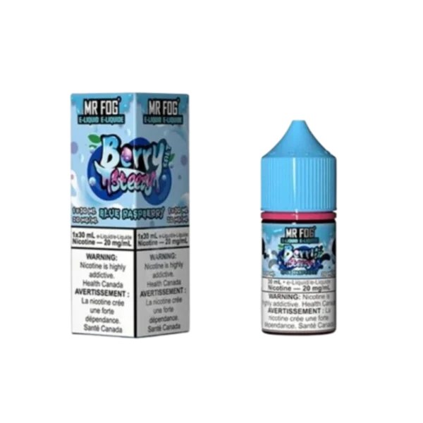 Blue Raspberry Berry Steezy Mr Fog Salt E-Liquid | Buy Now