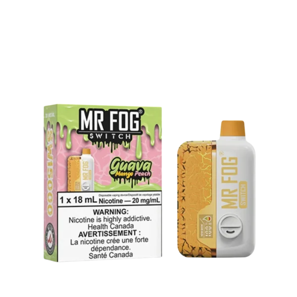 Buy Mr Fog Switch SW15000 Guava Mango Peach vape