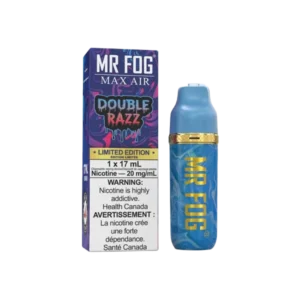 Double Razz Mr Fog Max Air MA8500 Vape| 5% Nic