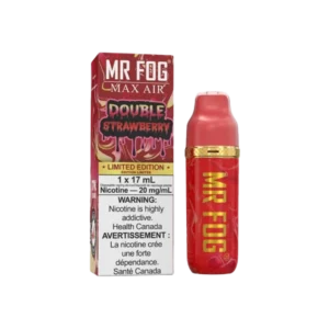 Double Strawberry Mr Fog Max Air MA8500 Vape| 5% Nic