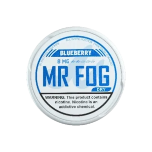 Dry Blueberry Mr Fog Nicotine Pouches | 4/8mg