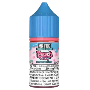 Mr Fog Blue Razz Steezy Peach Ice Salt E Liquid | 30 ML