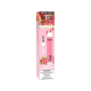 Raspberry Peach Strawberry Mr Fog Max Pro 2000 Puffs | 7ml