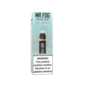 White Menthol Mr Fog Max Air Disposable | 3000 Puffs